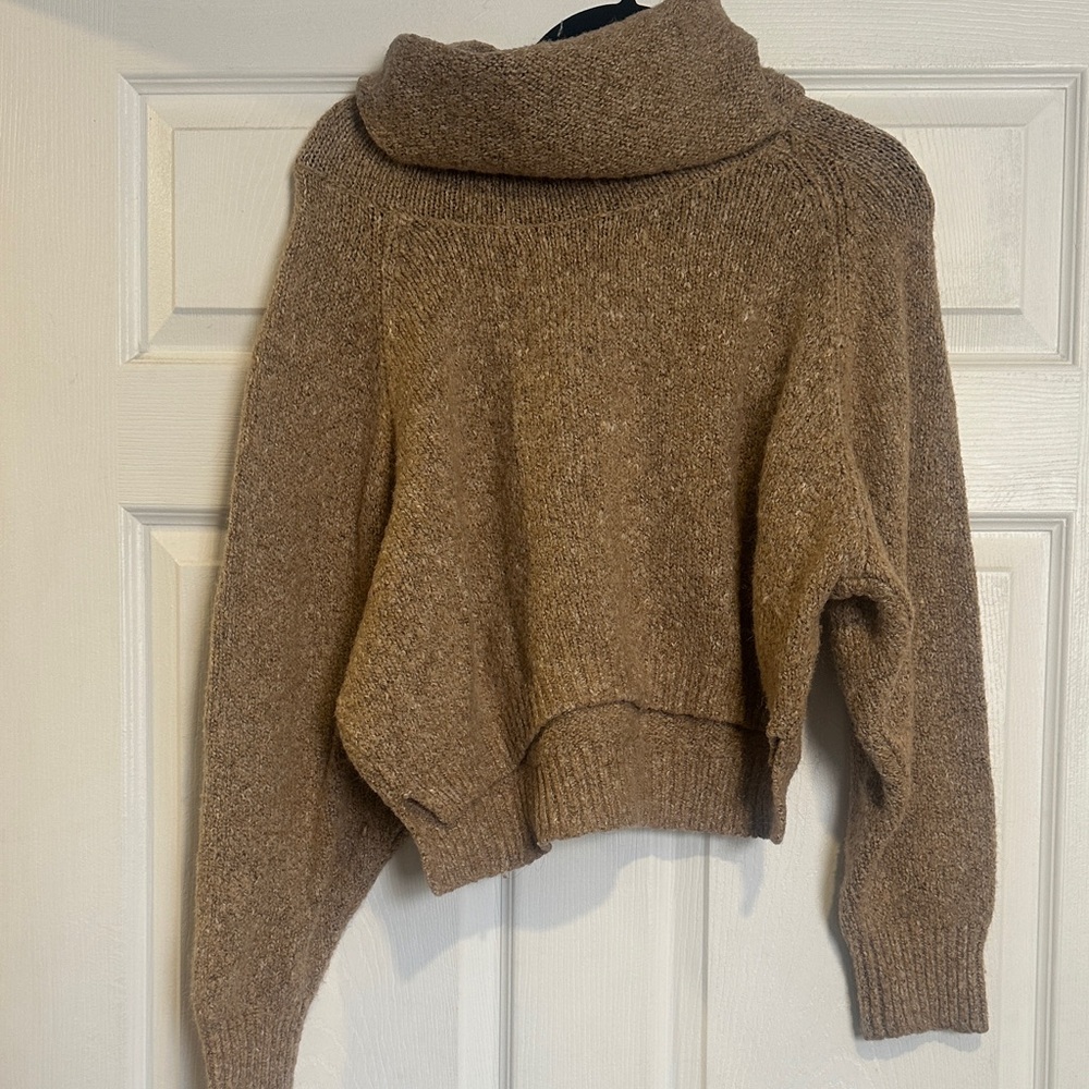 Oversized Brown Women's Sweater